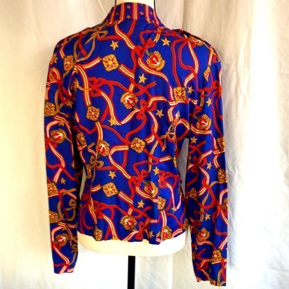 Vintage Ali Miles rayon blouse size 12 - Picture 5 of 12